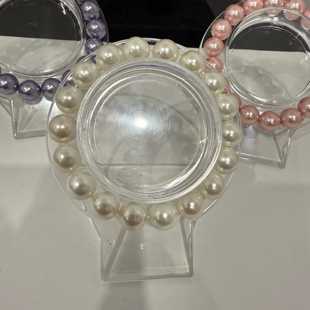 3pcs Elegant Freshwater Bracelet Set,